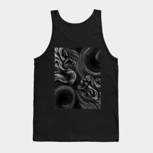 Skull & Snake (b&w) Tank Top